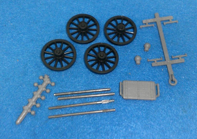Marx reissue Civil War limber parts + ammo